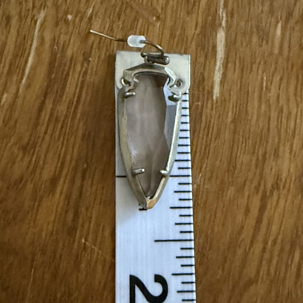 Kendra Scott Katelyn Arrowhead Gray Gemstone Stat… - image 6